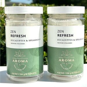 Bath & Body Works AROMA EUCALYPTUS & SPEARMINT SHOWER STEAMERS 4.8 OZ